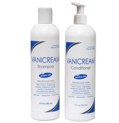 Vanicream Set, includes Shampoo-12 Oz and Conditioner-12 Oz - One each.