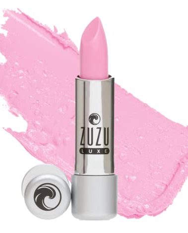 Zuzu Luxe Lip Color Lipstick (Truth or Dare - Soft Pink/Cool Crème), Natural Hydrating Lipstick, Paraben Free, Vegan, Gluten-free, Cruelty-free, Non GMO, 0.13 oz