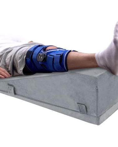 ROYALAY Leg Elevation Pillows for After Surgery, Adjustable Height Knee Surgery Recovery Equipment, Knee Replacement Recovery Aids for Hip Ankle Pain Relief Patent Pending, Single Leg