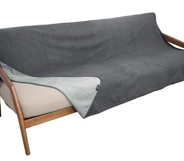 Catalonia Waterproof Blanket for Bed Intimacy, Reversible Fleece Bed Sofa Cover, Washable Liquid Proof Furniture Protector