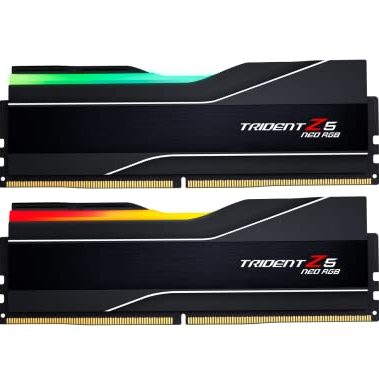 G.SKILL Trident Z5 Neo RGB Series DDR5 RAM (AMD Expo) 32GB (2x16GB) 6000MT/s CL32-38-38-96 1.35V Desktop Computer Memory U-DIMM - Matte Black (F5-6000J3238F16GX2-TZ5NR)