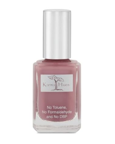 Karma Naturals Nail Polish – Non-Toxic, Vegan & Cruelty-Free (WINE O'CLOCK, 0.43 fl oz)