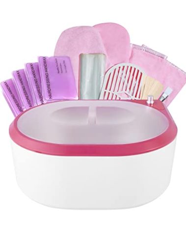 New Paraffin Wax Machine for Hand and Feet，Paraffin Bath Upgrade Spa Wax for Smoothens and Softens Dry Skin Quick Heating Paraffin Wax Warmer （Pink）
