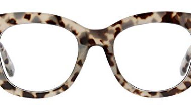 Peepers by PeeperSpecs Oprah's Favorite Women's Center Stage Oversized Blue Light Blocking Reading Glasses - Gray Tortoise +2.50