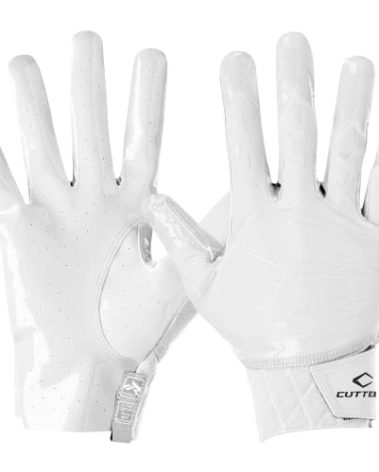 Cutters Rev Pro 5.0 Receiver Gloves Solid White XL