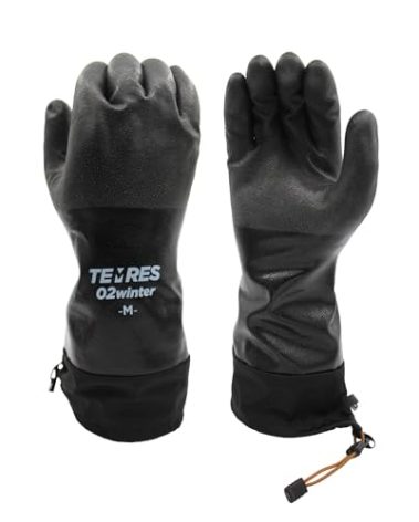 SHOWA 282-02 Waterproof Breathable Insulated Winter Snow Sports Glove with Extended Cuff, Large (1 Pair)
