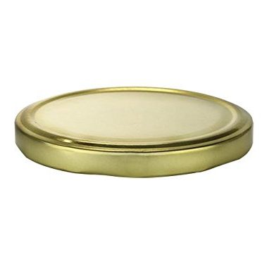 Nakpunar 24 pcs 110TW Gold Lids, BPA Free Plastisol Lined - 110mm Lug Lids for Glass Jars, Canning, Preserving 110-2070 (Only this size lid comes with 8 Lugs) Made in the USA