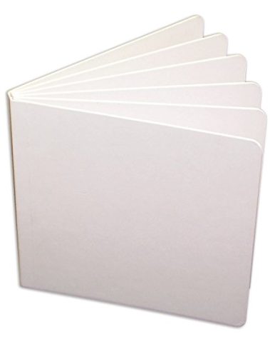 ASHLEY PRODUCTIONS Blank Chunky Thick Pages Book,White