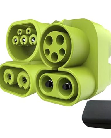 BTUYDTUY CCS1 to CCS2 Adapter EV Charger Adpater DC 1000V 250A and AC 32A EV Charger Connector Type 1 to Type 2 Adapter SAE j1772 to IEC62196