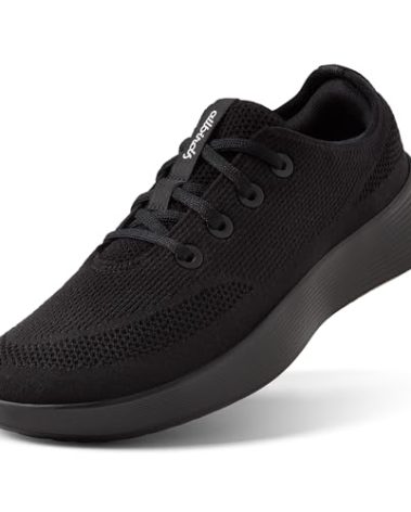 Allbirds Men's Tree Runner Go Everyday Sneakers - Natural Black (Natural Black Sole) - 10.5 Medium