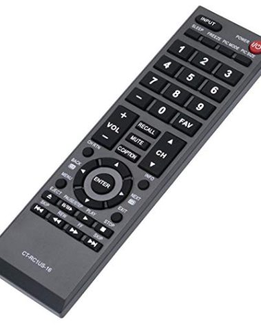 CT-RC1US-16 Replace Remote Control fit for Toshiba LED TV HDTV 43L420U 49L310U 49L420U 50L420U 28L110U 32L110U 32L220U 40L310U 43L310U 55L310U 65L350L 65L350U