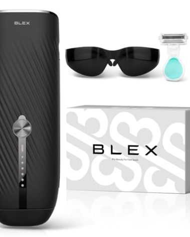 Blex Laser Hair Removal for Women and Men, IPL Hair Removal Device Effective in 2 Weeks, with Ultra-Fast 0.2s Light Emission, Comfortable and Painless, Black