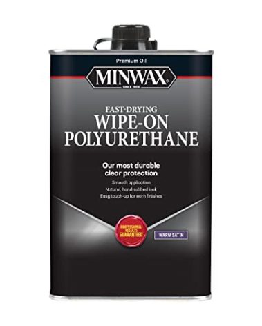 Minwax Oil-Based Wipe-On Polyurethane, 1 Pint, Satin