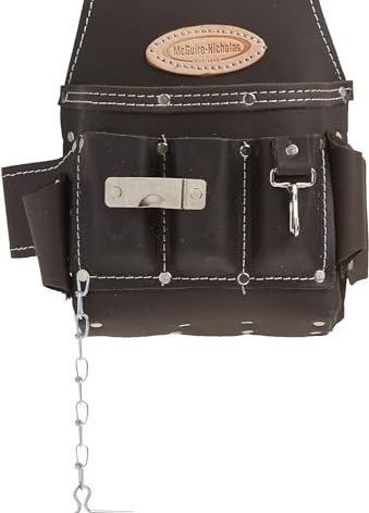 McGuire-Nicholas 526-CC Brown Professional Electrician'S Pouch, oil tanned leather
