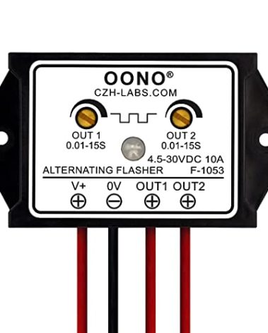 DC 4.5-30V 10A Dual Output Alternating Flasher Module