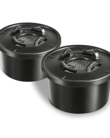 Bluevua Dual-Pack Remineralization Filters, One-Year Set for RO100ROPOT, Alkaline for Reverse Osmosis Filter, Remineralize and Increase pH for Pure Drinking Water