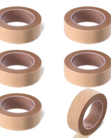 Piriuuo 6 Rolls Breathable Nose Tape, Nose Tape for Rhinoplasty Shaping Paper Tape Self Adhesive Micropore Tape First Aid Tape for Wound Injuries Swelling Sports (0.5in x 10 Yd)