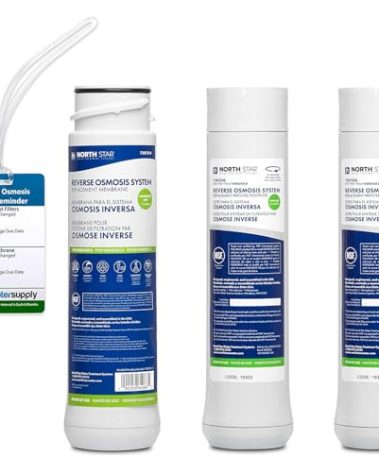 Northstar Reverse Osmosis Filter Set - Contains Membrane 7287514 and New Pre and Post Filter Set NSROPF4 (Replacement for set 7287506) with Maintenance Reminder Tag - Authentic NorthStar OEM
