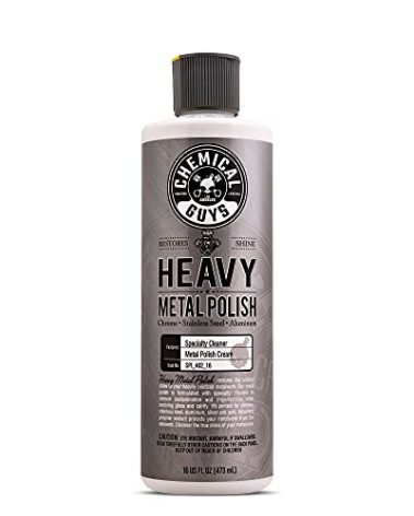 Chemical Guys SPI_402_16, Heavy Metal Polish Restorer and Protectant, (Safe for Cars, Trucks, SUVs, RVs, Motorcycles, and More) 16 fl oz