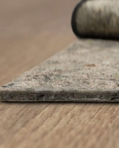 Mohawk Home 5' x 8' Non Slip Rug Pad Gripper 1/4 Thick Dual Surface Felt + Rubber Gripper - Safe for All Floors