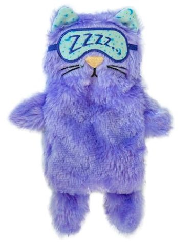 Catstages Purr Pillow Kitty Calming Cat Toy with Touch-Activated Purring and Soft Plush, Purple - Helps Reduce Stress & Provide Anxiety Relief for Cats
