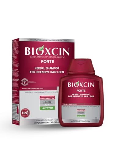 Hair Loss Shampoo Daily Care Treatment for Men &Women, Sensitive Scalp Formula Herbal Shampoo for Hair Growth, Complete Care Thickening & Nourishing Conditioner Intensive Hair Loss 300ml Red