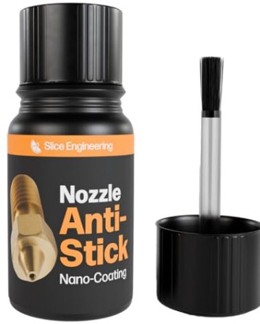 Slice Engineering Plastic Repellent Paint Repels Plastic & Prevents Buildup on the Nozzle | Get Enhanced Print Quality | Hassle-Free Application | Water-Based PTFE Nanosuspension (3 mL - 1 Pack)