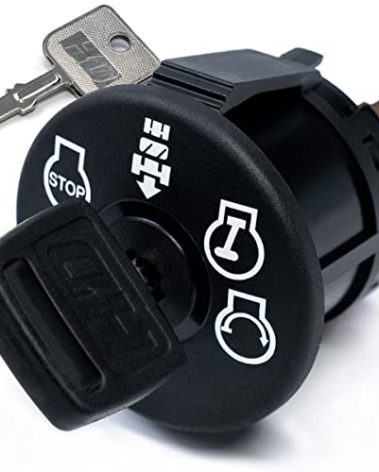HD Switch Ignition Key Switch Replaces Ariens Gravely 21546319 Craftsman 33457 Lawn Mowers Tractors - Starter KeySwitch w/ 2 Keys & Free Carabiner
