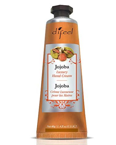 Difeel Luxury Moisturizing Hand Cream - Jojoba with Vitamin E Oil and 100% Pure Oil 1.4 ounce (6-Pack)