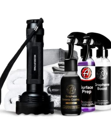 Adam's Advanced Graphene Ceramic Coating (Complete Kit) - 10H Graphene Coating for Auto Detailing, 9+ Years of Car Protection & Patented UV Technology