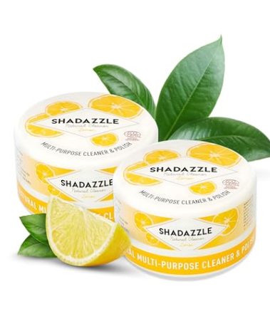 Shadazzle Natural All Purpose Cleaner and Polish – Eco friendly Multi-purpose Cleaning Product (2 Packs, Lemon)