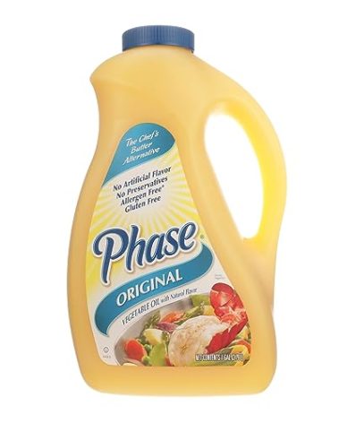 Ventura Foods LLC Phase Original Liquid Butter Alternative, Versatile Dairy-Free and Vegan Butter Substitute for Food Service, Movie Theaters, and More, 1 Gallon