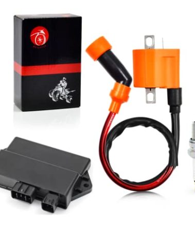 Ignition Coil and Igniter CDI Spark Plug For Yamaha Raptor 350 2004-2013 Warrior 350 YFM 350 2002-2004 5YT-85540-00-00