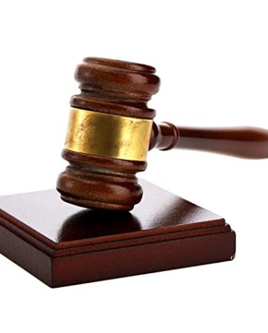 Frcctre Brown Wooden Gavel and Block Set, Handcrafted Wood Hammer Court with Square Sound Block for Lawyer Judge Auction Court Student Gift