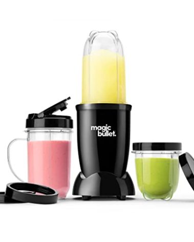 magic bullet Blender, Small, Black, 11 Piece Set