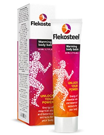 2 TUBE Flekosteel warming body balm 2 x (1.7 oz/ 50ml). Original from Russia with Hologram. Fresh Stock