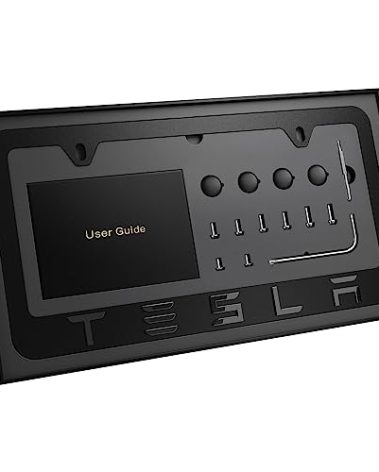 Black License Plate Frame