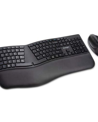 Kensington Pro Fit Ergonomic Wireless Keyboard and Mouse - Black (K75406US)