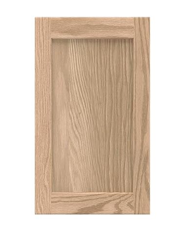 ONESTOCK 16.25W x 23H Unfinished Oak Kitchen Cabinet Door Replacement, Shaker Style