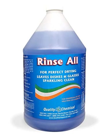 Rinse All / Commercial Industrial Grade Rinse Aid / 1 Gallon (128 oz.)