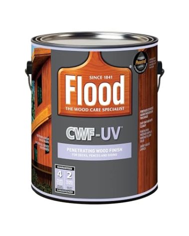 Flood 1 gal. Honey Gold Transparent CWF-UV Exterior Wood Stain