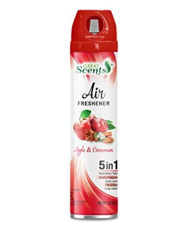 Great Scents Air Freshener Apple Cinnamon, 9 oz