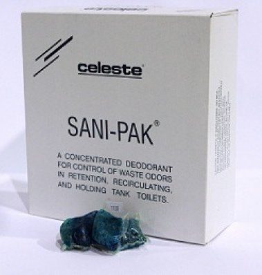 Celeste - Sani-pak Aircraft Toilet Deodorant - 8 Gram - Case 80 by Celeste