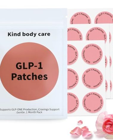 GLP-1 Patches for Women & Men, Mild Moisturizing, Natural Ingredients, Comfortable & Easy to use (1 Pack - 30pcs)