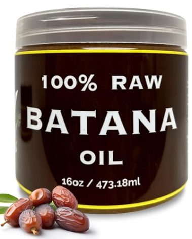 RA COSMETICS 100% Natural Unrefined Batana Hair Oil for Healthy Hair, 16 oz | Dr Sebi Batana Oil Hair Moisturizer for Damaged Hair Repair| Strengthening and Nourishing Hair Conditioner