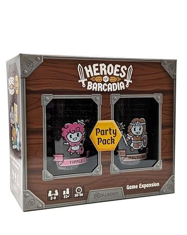 HEROES OF BARCADIA Rollacrit Party Pack Expansion – 2 New Heroes Join The Fantasy Game Adventure