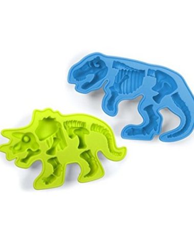 Silicone Dinosaur Bones Chocolate Molds - Triceratops and T-Rex - Instructions Included