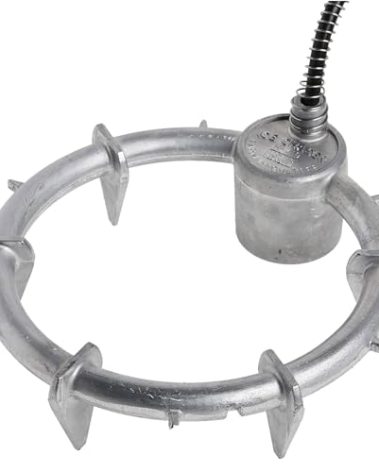 Farm Innovators Ice Chaser Cast Aluminum Submergible Tank De-Icer with Heavy Duty and Anti Chew Cord Protector Patio, Lawn, and Garden