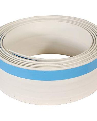 Sliding Glass Door Draft Stopper | Energy-Efficient Weatherstripping for Sliding Door Pet Panels | Dog and Cat Door Compatible | Universal Fit & Easy Installation | White, 81" Length