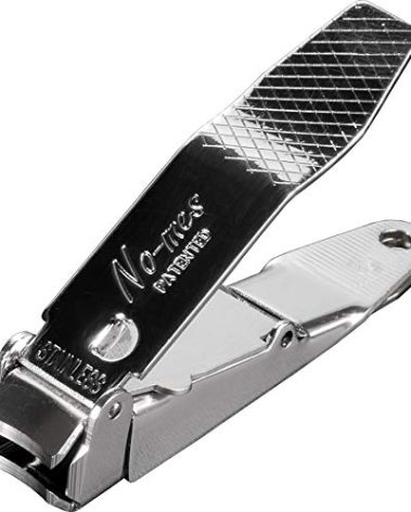 No-mes Fingernail Clipper, Catches Clippings, Built-in Nail File, Made in USA